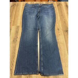 Lee Jeans, Women's Size 18M, Blue, Denim, Regular Fit, Bootcut, Mid Rise